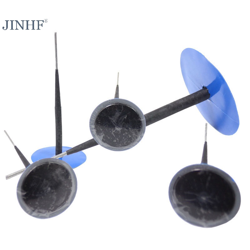 Jinhf Miếng Thép Vá Lốp Xe Hơi 6mm Hình Nấm