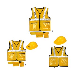 Flgo Xây Dựng Công Nhân Trang Phục Kid Builder Trang Phục Nghề Nghiệp Thắt Lưng Áo Nón Trang Phục Quần Áo Cho Tiệc Sinh Nhật Halloween