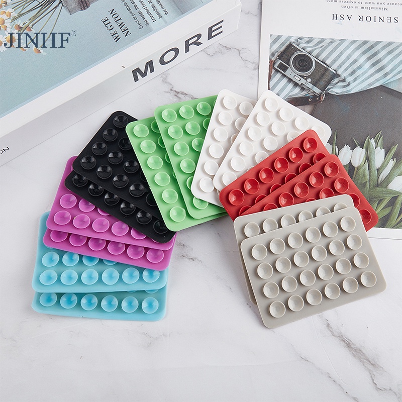 Cốc hút một mặt bằng silicon JINHF Điện thoại di động Nhãn dán chống trượt HOT