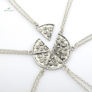 [Ngôi Nhà Điện] Vòng cổ Tình Bạn Mặt pizza pizza Cổ Điển Sáng Tạo M I
