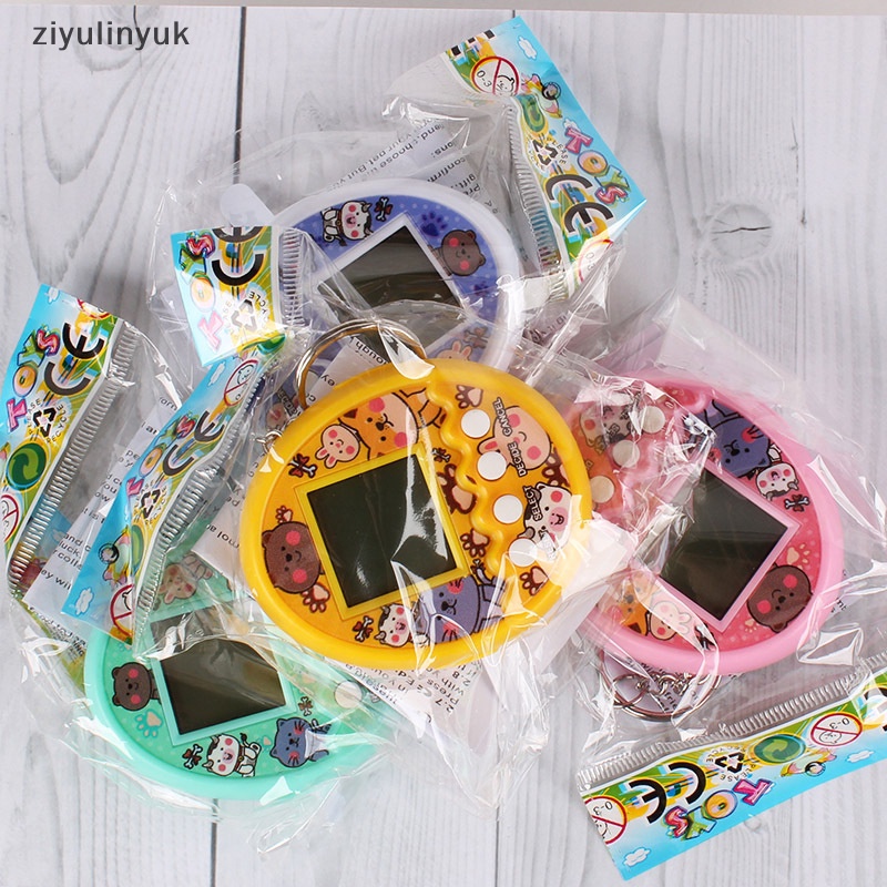 Ziyulinyuk Điện Tử Thú Cưng Máy Bỏ Túi Máy Chơi Game Điện Tử Thú Cưng Trứng Thú Cưng Móc Khóa EN