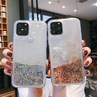 Ốp Điện Thoại Trong Suốt Chống Sốc Phối Kim Tuyến Nước Cho iphone 15 14 13 12 11 pro max plus mini xs max xr 7 8 6 6s pluse