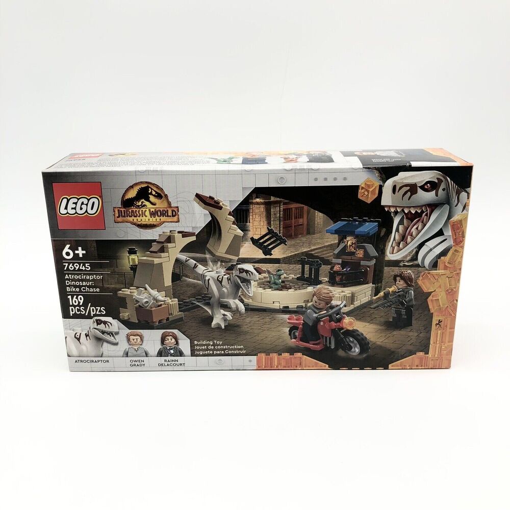 Lego Jurassic World: Atrociraptor Dinosaur Bike Chase (76945) | Shopee ...