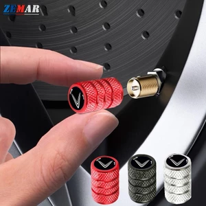 Bộ 4 Nắp Van Xe Đạp Bằng Kim Loại In Hình Cho vinfast fadil vf e34 7 8 9 vf8 vf9 lux a sa 2.0