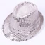 DARON Sequins Fedora Hat, Sequin Brilliant Dance Jazz Cap, Cowboy Caps Sáng Bóng Hip Hop Sáng Tạo Lấp Lánh Mũ Jazz
