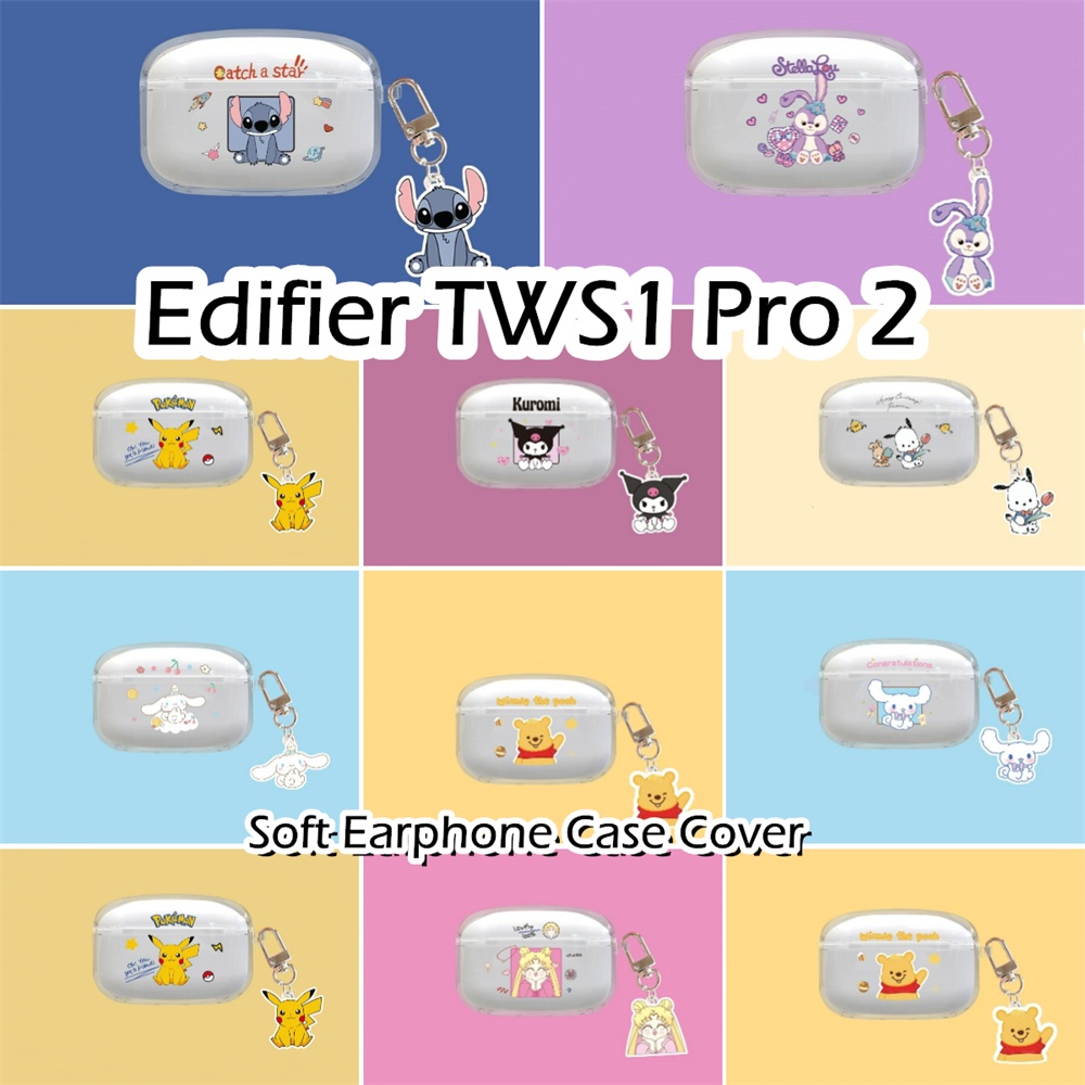 EDIFIER [Ngôi sao tương lai] Dành cho vỏ EdifierTWS1 Pro 2 Vỏ tai nghe silicon mềm hoạt hình trong suốt