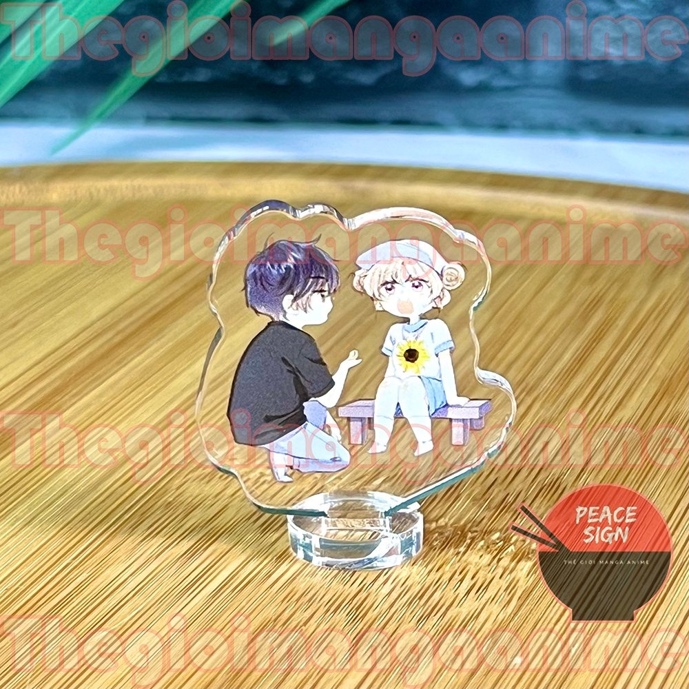 (3CM) Standee Tình yêu thầm kín Vụng Trộm Không Thể Giấu tượng mica acrylic in hình manhua chibi quà tặng xinh xắn
