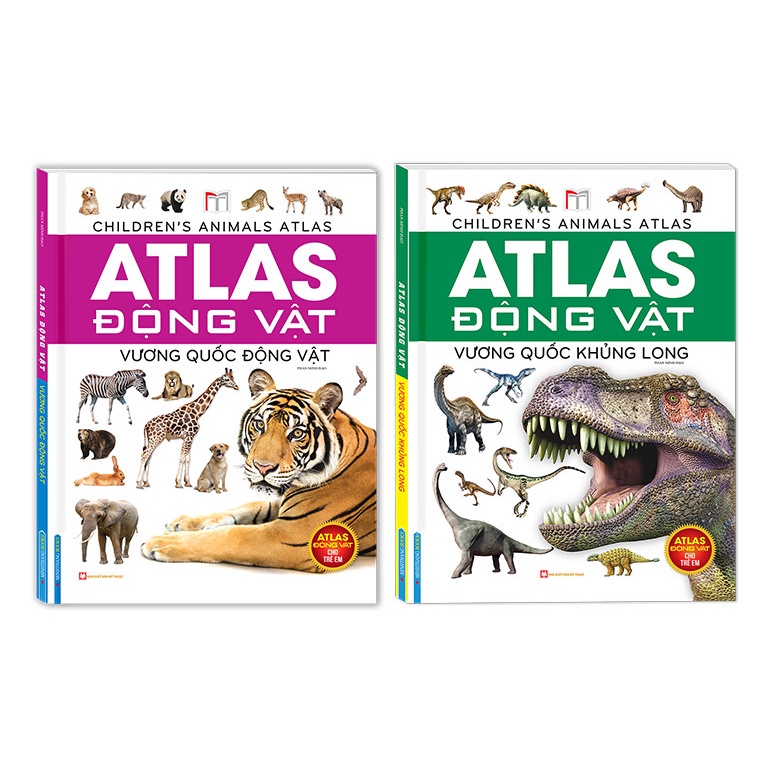 Sách-Combo 2c Atlas động vật - Vương quốc động vật & Atlas động vật ...