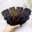 Băng đô xoắn MERIGGIARE, Băng đô bện cổ điển dành cho nữ, Phụ kiện mũ nón Chống trượt Đầu xương cá rộng Tạo kiểu vòng