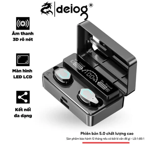 Tai Nghe Bluetooth Deiog X3C Âm Thanh Chuyên Nghiệp Cảm Ứng Vân Tay Cộng Nghệ IPX7 Gaming