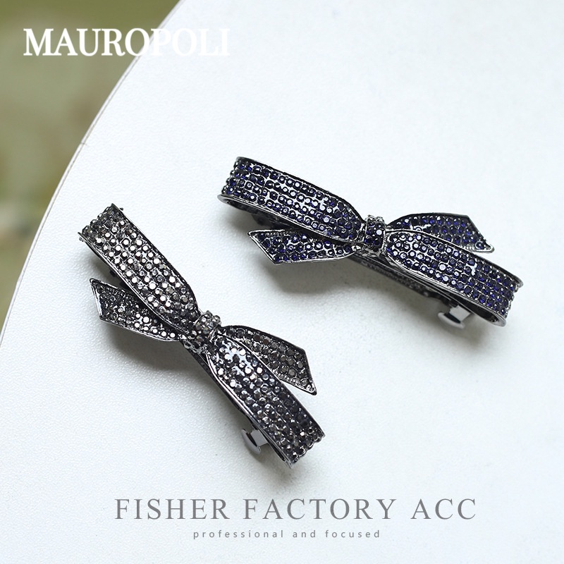 Mauropoli [Hàng Có Sẵn] Kẹp Tóc Đính Đá Phong Cách Hàn Quốc Đơn Giản