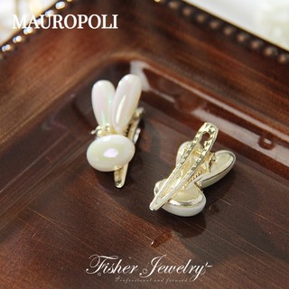 Mauropoli [Sẵn Sàng] Kẹp Tóc Ngọc Trai Thỏ Kẹp Bên Nữ Mũ Đội Đầu Nổ Kẹp Tóc trán Gãy Phụ Kiện Tóc Kẹp Mỏ Vịt Kẹp Tóc