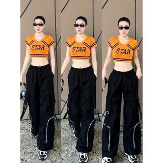 Quần kaki khóa túi hộp phong cách thể thao tập nhảy, zumba, dân vũ , shuffler dance, đi chơi , du lịch đội nhóm