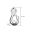 Móc lấy CHEESELY, Sliver 440 Lbs.Work Load Slip Hook, Snap Hook 0,2t 304 Thép không gỉ Nâng móc Kỹ thuật