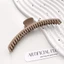Kẹp cá mập mỏng WEETW, Kẹp móng vuốt mờ màu trơn Acrylic, Kẹp tóc đuôi ngựa khí chất Phụ kiện tóc phong cách Hàn Quốc Móng vuốt tóc hình học Rửa mặt
