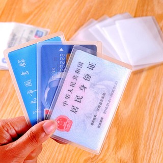 Hộp Đựng Thẻ Ngân Hàng / Thẻ An Ninh Trong Suốt Mờ Chống Từ Tính Giá Đỡ