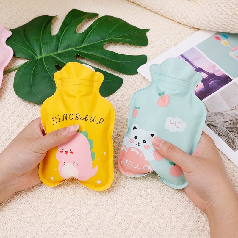 Túi Giữ Ấm Mùa Đông / Túi Chườm Bụng / Túi Nước Nóng / Túi Chườm Nóng Chống Rò Rỉ Họa Tiết Hoạt Hình