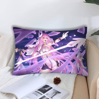 Vỏ gối Honkai Impact 3 Elysia Vỏ gối Sofa Polyester in một mặt Trang trí nhà cửa (Không có lõi)