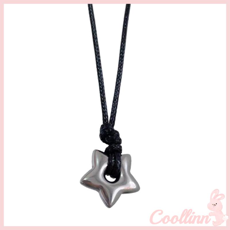Vòng Cổ choker Mặt Ngôi Sao Năm Cánh y2k Phong Cách hip hop Cổ Điển Cho Nữ