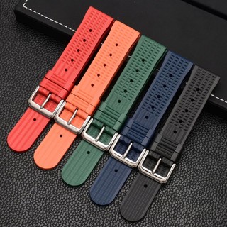 Dây Cao Su Silicon Mềm 20mm 22mm Chống Thấm Nước Chất Lượng Cao Cho Đồng Hồ seiko skx007 skx009