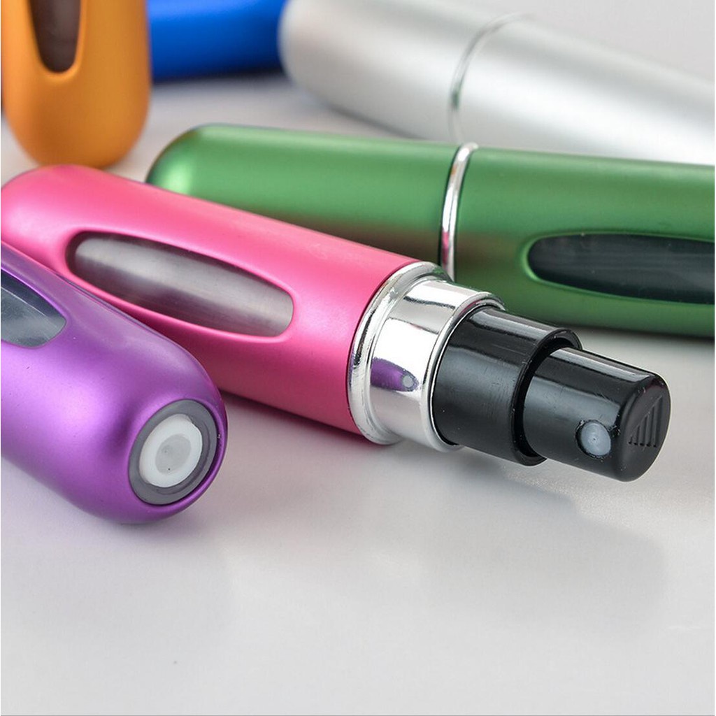 Chai chiết nước hoa Tự Động/ Ống đựng nước hoa Chiết Đáy Trực Tiếp dạng nhấn 5ml