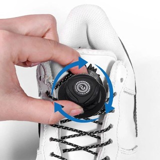 METALWRK 1 Cặp Dây Giày Khóa Xoay Tự Động, Không Buộc, Cho Sneaker Chạy Bộ Trẻ Em & Người Lớn