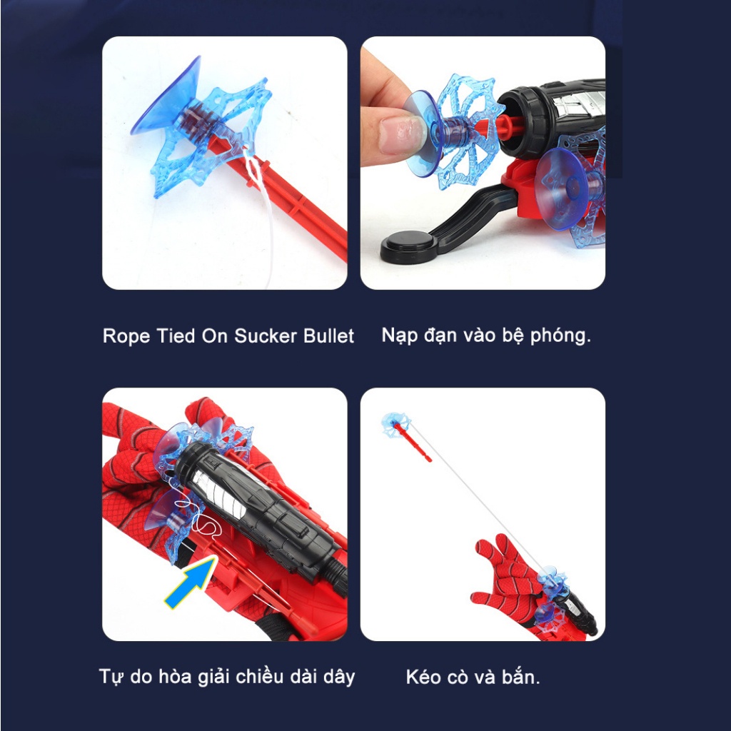 Đồ Chơi Găng tay Người Nhện Spider-Man Cho Bé Trai