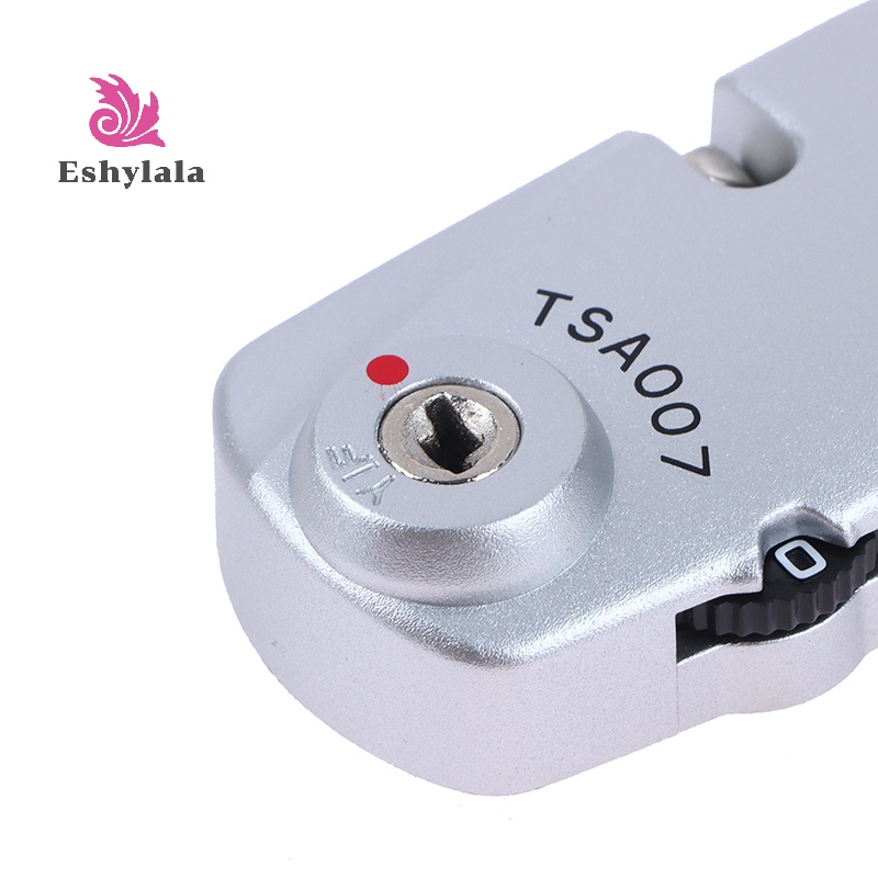 Công cụ bảo mật sáng tạo cho vali du lịch Hành lý Ổ khóa TSA màu đen di động Khóa kết hợp mật khẩu hải quan 3 chữ số [MỚI]