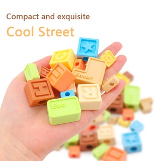 Mới 1 Chiếc Vuông Khối Xây Dựng Dây Giày Trang Trí Khóa Giày Quyến Rũ Cho Giày Thể Thao Thông Thường Dép Trẻ Em Người Lớn Phụ Kiện
