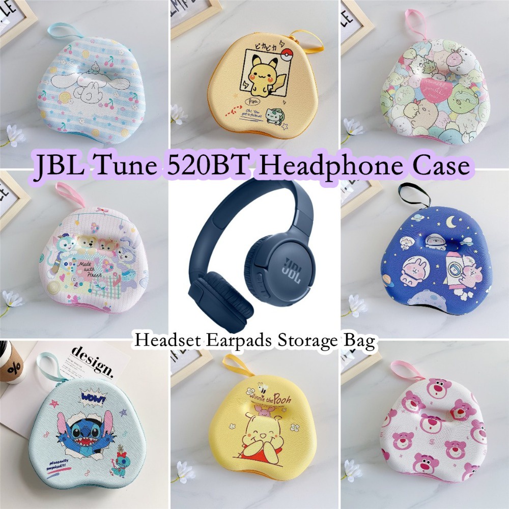 [Ngôi sao tương lai] Dành cho hộp đựng tai nghe JBL TUNE 520BT Phim hoạt hình vui nhộn Tai nghe Earpads Túi lưu trữ Hộp đựng