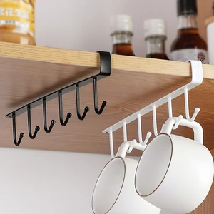 Giá sỉ - Móc treo đa năng, Móc treo đồ đa năng gắn cài kẹp dưới tủ bếp quần áo kệ bàn để cốc ly dụng - FETA