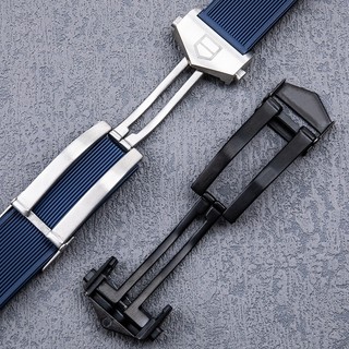 Tag heuer Dây Đeo Đồng Hồ Bằng Cao Su Chống Thấm Nước 22mm Màu Xanh Đen heuer aquaracer 300 way201b Caliber 5