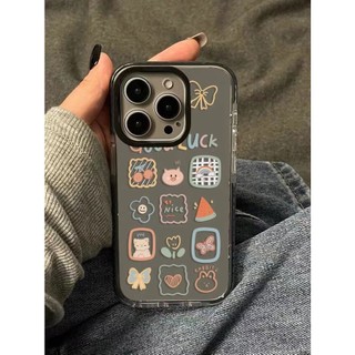 Dễ Thương Ốp Điện Thoại Mềm Trong Suốt In Hình qyjs 14promax iphone 15 13 11 / 12 xs 12pro 13pro 11promax 14plus 15promax 15