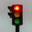 Mô hình đèn giao thông ZENZON, Đèn giao thông mini LED bằng nhựa, Đồ chơi mô hình đèn giao thông Hệ thống quang học Acousto Mô hình giáo dục sớm mini Đồ chơi giáo dục đèn đường