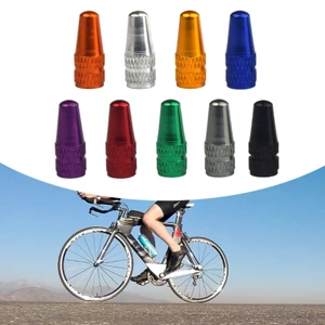 Yoo 4 Chiếc Hợp Kim Nhôm Xe Đạp Mũ Xe Đạp Lốp Van Thân Mũ Bò Sát Xe Đạp Lốp Không Bụi Thân Bao Da Durabl