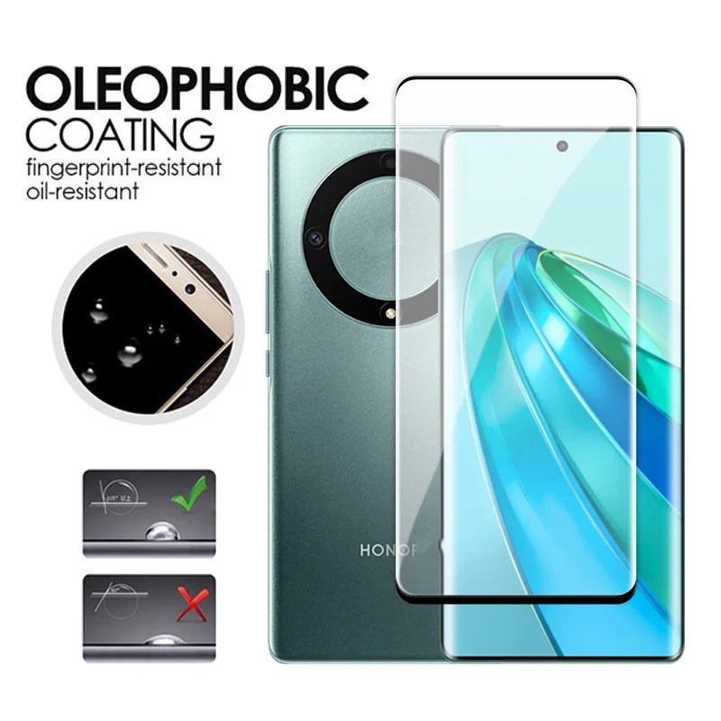 Full Cover Bảo Vệ Màn Hình Điện Thoại Cho Honor 500 400 Magic 8 GT Pro Air Lite Smart X9D X70 X70i X5C Plus X5B Power 2 Honor500 Kính Cường Lực Bảo Vệ Màn Hình