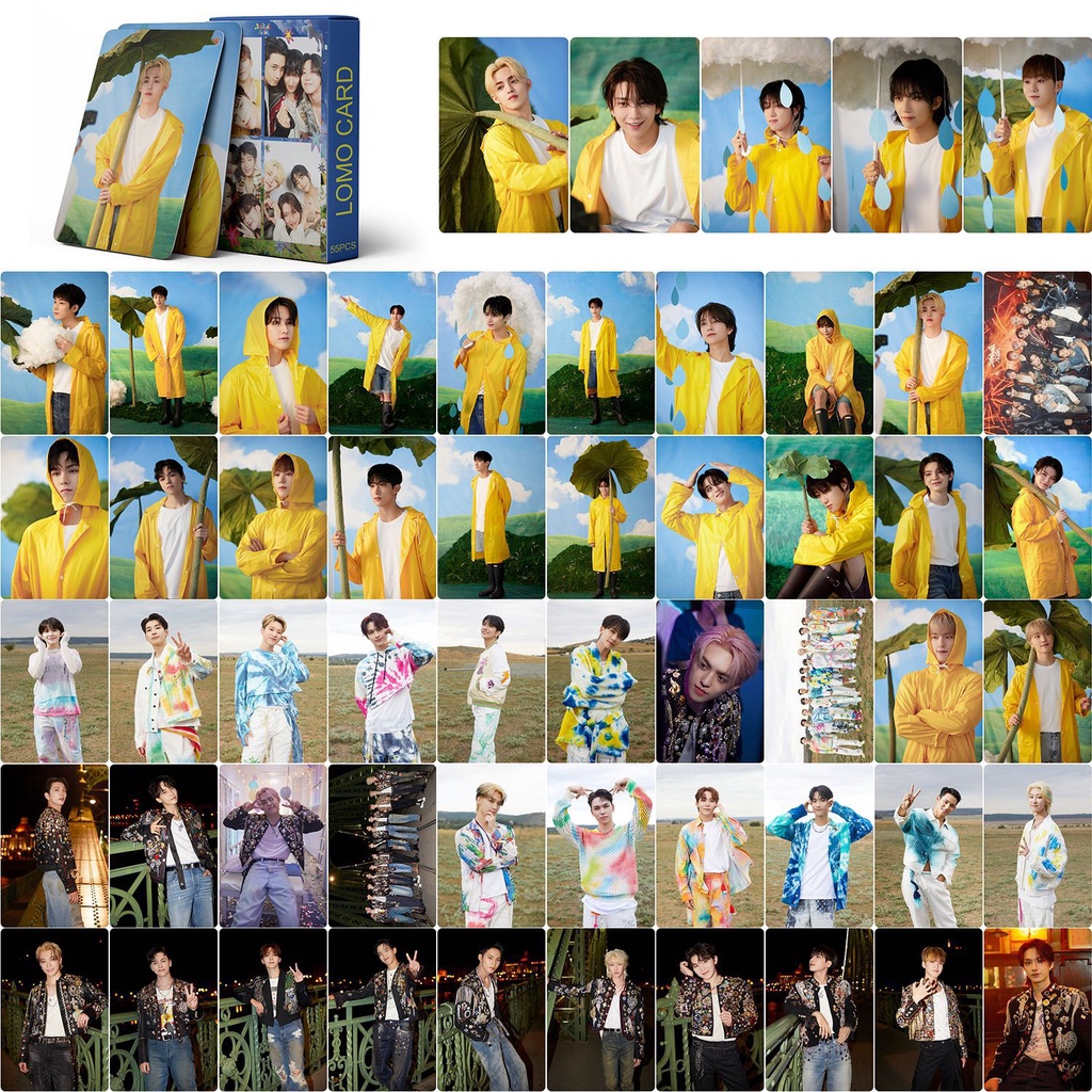 Hộp 55 Ảnh lomo card Nhóm Nhạc seventeen