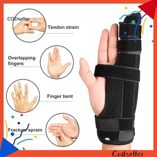 Nẹp Hai Ngón Co Giãn Thoáng Khí Giảm Đau Ngón Tay Gãy