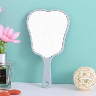 Gương cầm tay YONDR, Gương hình răng Mini bằng nhựa, Gương trang điểm di động nhẹ độ phân giải cao đơn giản