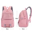 SAMO Ba Lô Dung Tích Lớn, Túi Đi Học Chống Thấm Nước Nylon Bé Gái, Túi Đeo Vai Màu Trơn Chống Nước Du Lịch Notebook Ba Lô Nam