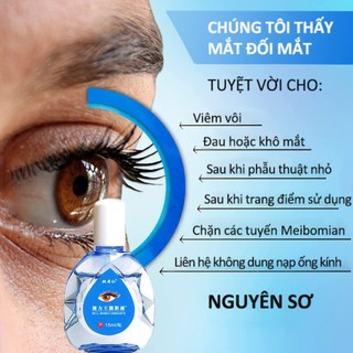 Nước Nhỏ Mắt Giảm Nhức Mỏi Hết Khô Giúp Làm Mắt Sáng Khỏe Nhìn Rõ Hơn 10ml