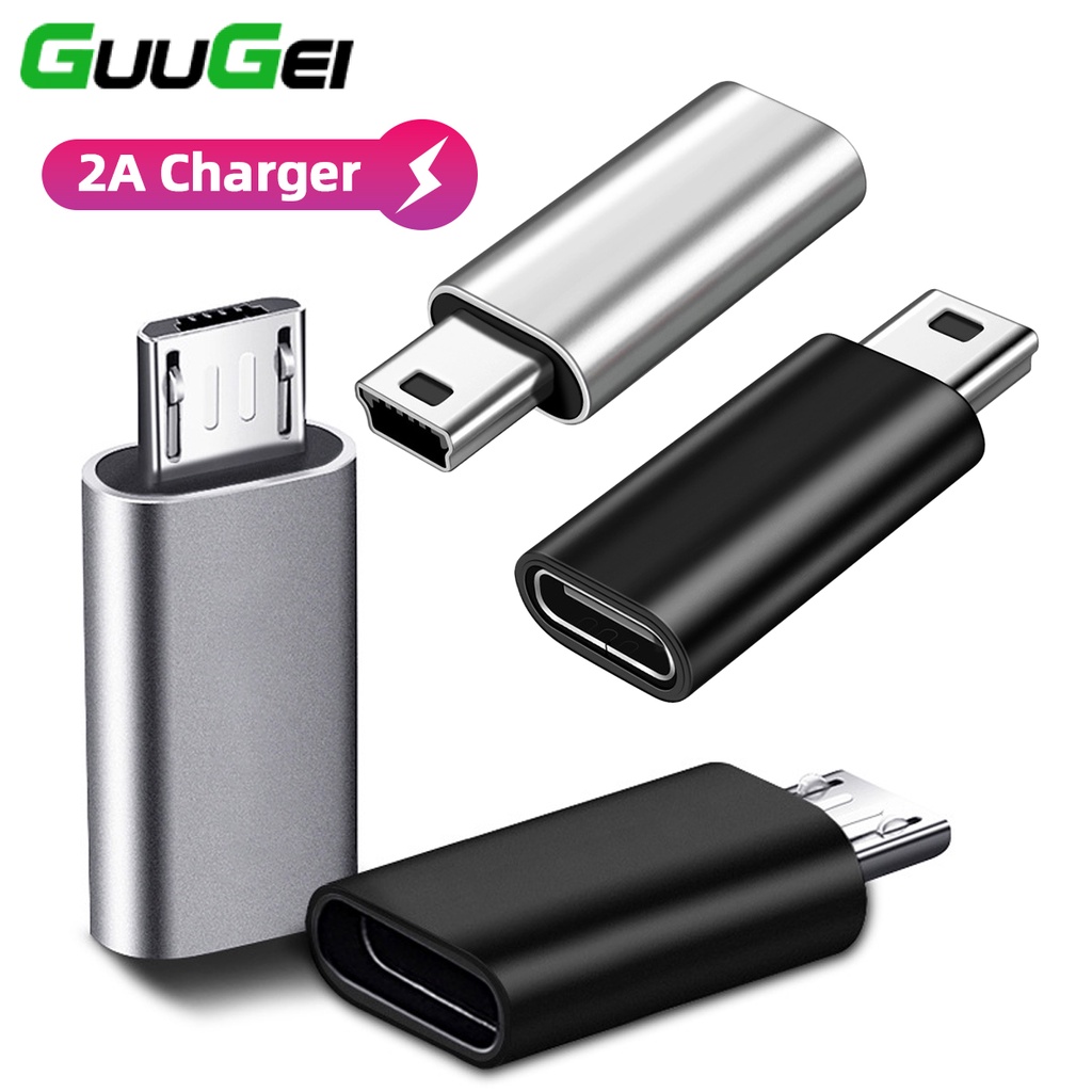 Guugei Đầu Chuyển Đổi Cổng type c Sang mini usb type c Sang micro usb ...
