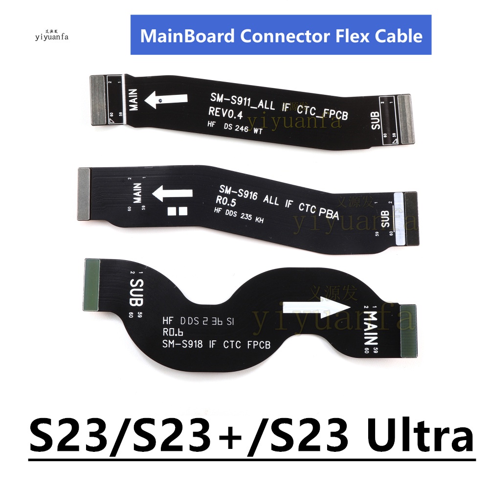 Bảng Chính Bo Mạch Chủ Kết Nối Mainboard Cáp Mềm Cho Samsung Galaxy S23 Plus Ultra S23 + 5G S23U LCD Flex Cable