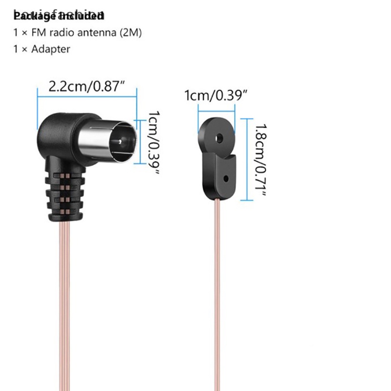 Ăng Ten fm antenna 75 ohm Loại f Cho Gia Đình