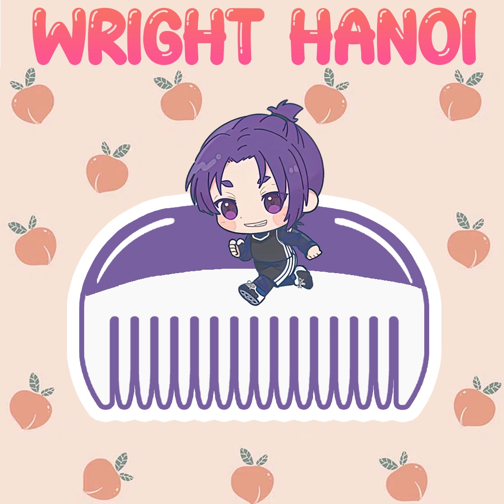 Mô Hình Lược Blue Lock Nagi Hyoma Chigiri Meguru Bachira Reo MikageRin Itoshi Isagi Phụ kiện trang trí sưu tầm chibi