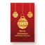Mya 50x Thiệp Giáng Sinh Thiệp Cảm Ơn Xmas Element Cards Nhãn Giấy Thẻ Kinh Doanh