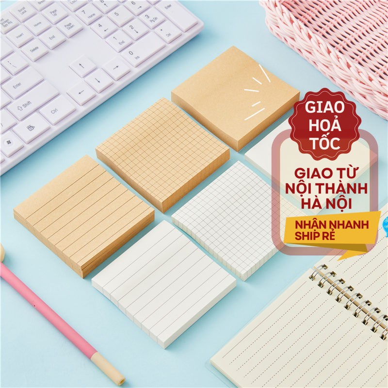 Set 80 Giấy Note, Giấy Ghi Chú, Sticky Note Tối Giản ST45 | Shopee Việt Nam