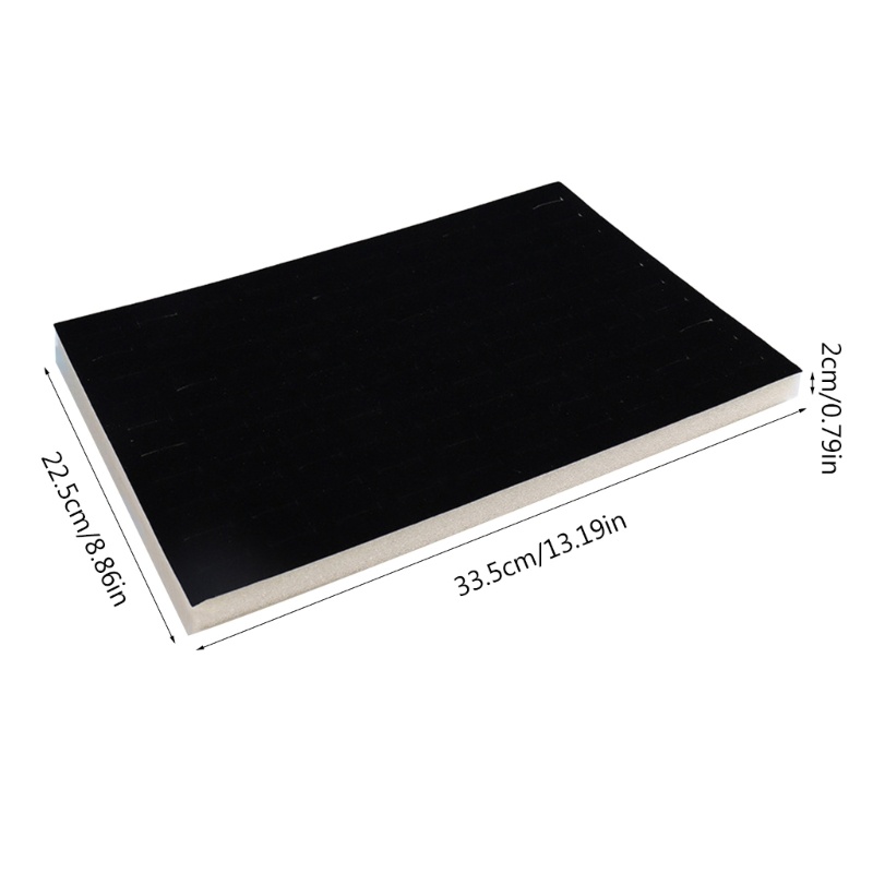 Ff Trang Sức Bọt Khay DIY Chèn Lót 100 Lỗ Nhung Trang Sức Nhẫn Trưng Bày Miếng Lót Bông Tai Lỗ Khay Giá Đỡ Organiz