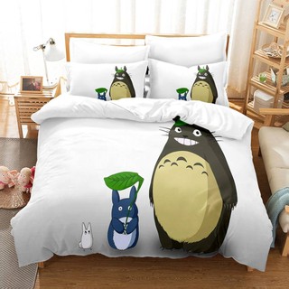 G13 Phim Hoạt Hình Dễ Thương Totoro In Kỹ Thuật Số Bộ Chăn Ga Gối Chăn Ga Gối Nhà Phòng Ngủ Phù Hợp Với Trang Trí Nhà G13