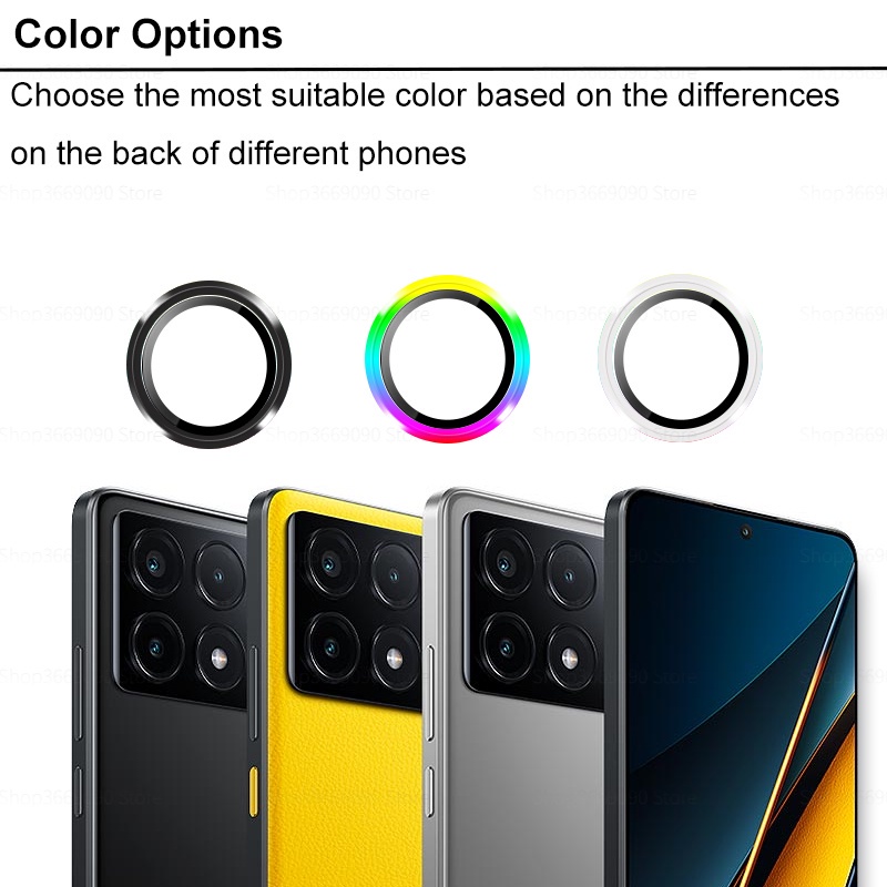 Ốp Điện Thoại Kính Cường Lực Viền Kim Loại Cho Poco X6 Pro 5G 2024 Poco X6Pro PocoX6Pro 5G Redmi K70 X6 Pro K70E 2024